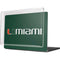 University of Miami Horizontal Mark on Green MacBook Pro 14in (2021-24) Case plus Skin